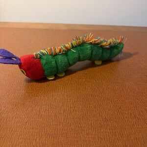 Vintage 1988 Eric Carle Philomel Books The Very Hungry Caterpillar Plush 9.5"